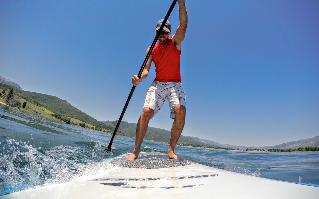 pineview reservoir paddle boarding 1