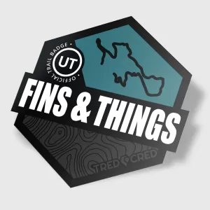 Sticker: Fins and Things Trail