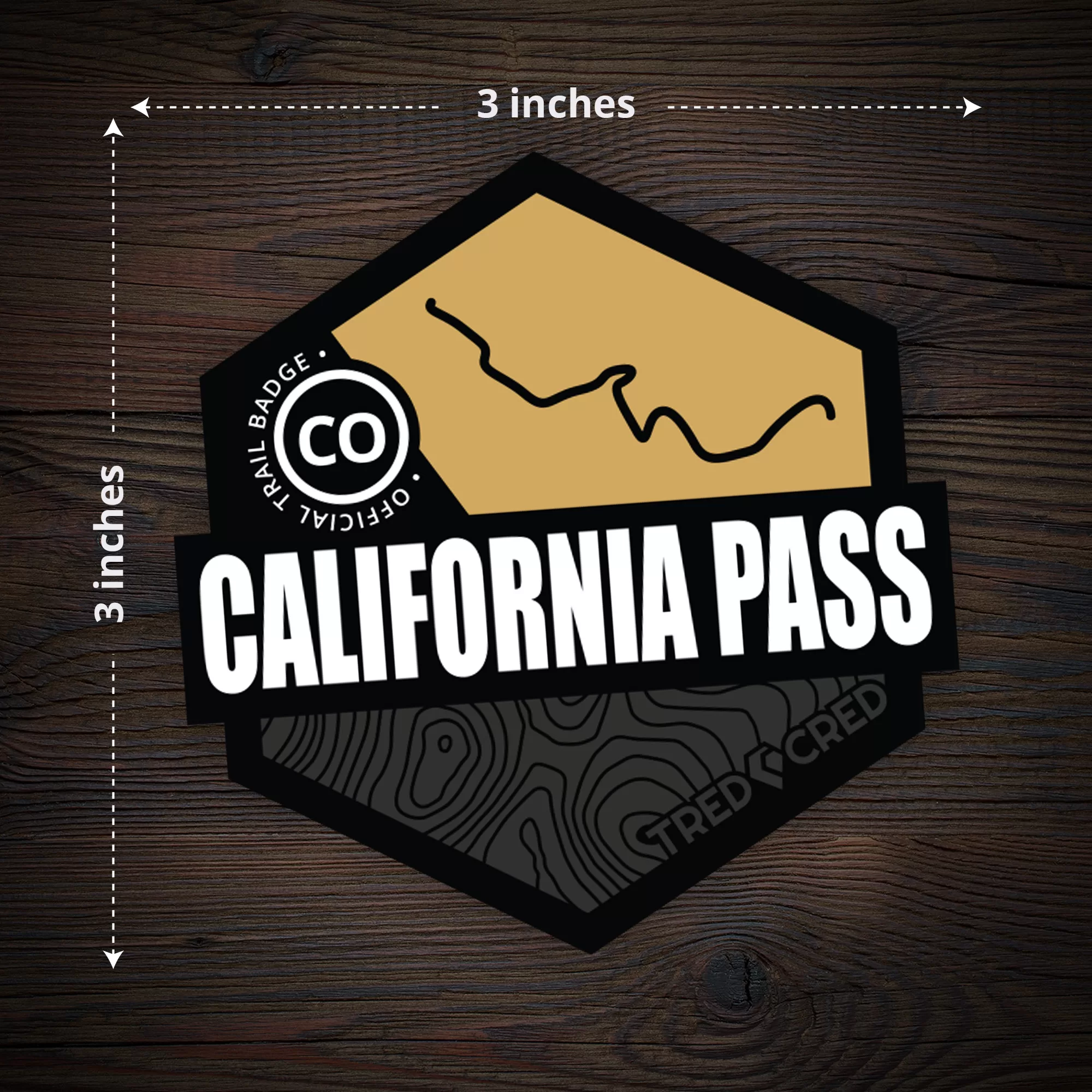 Sticker: California Pass Trail - Image 7