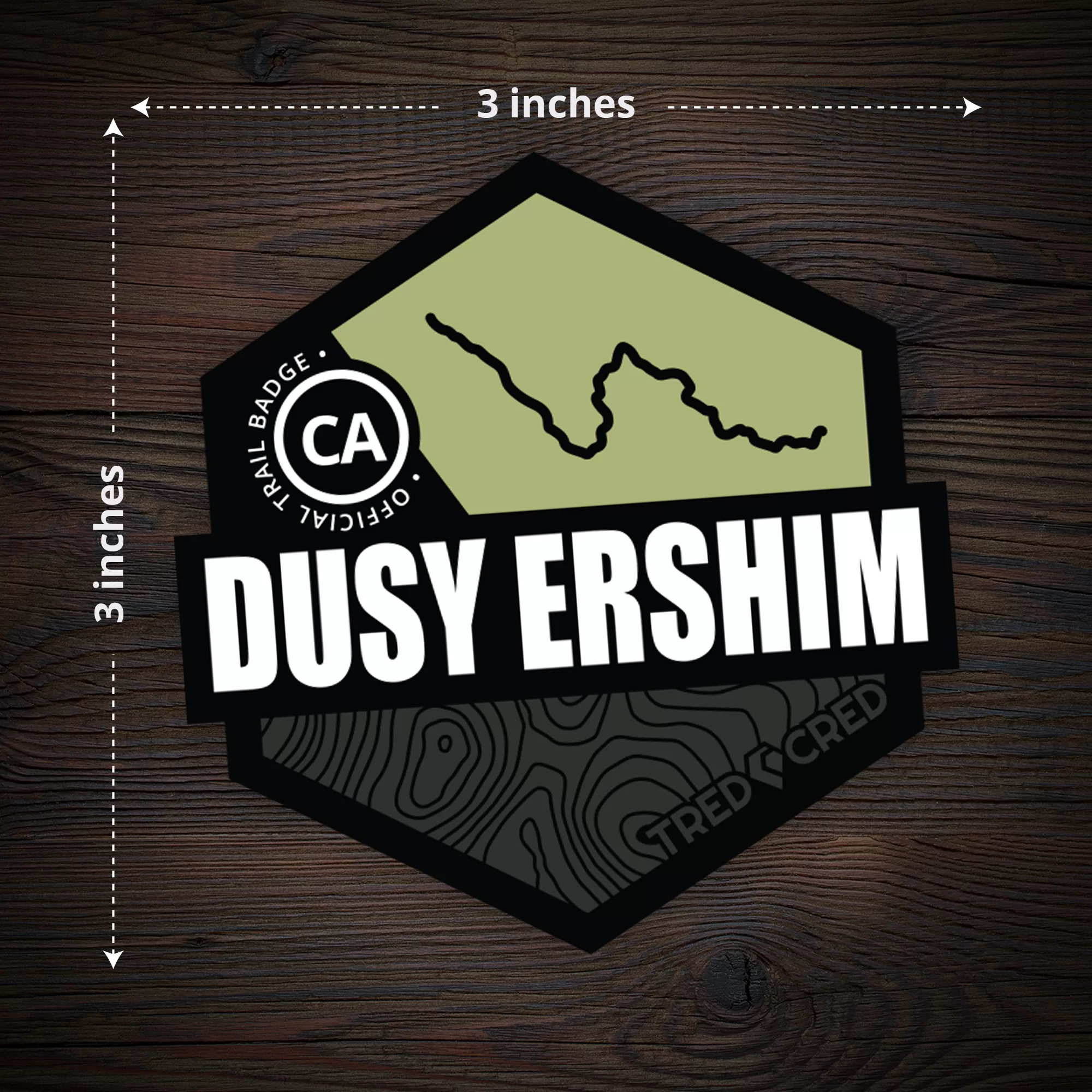 Sticker: Dusy Ershim Trail - Image 7