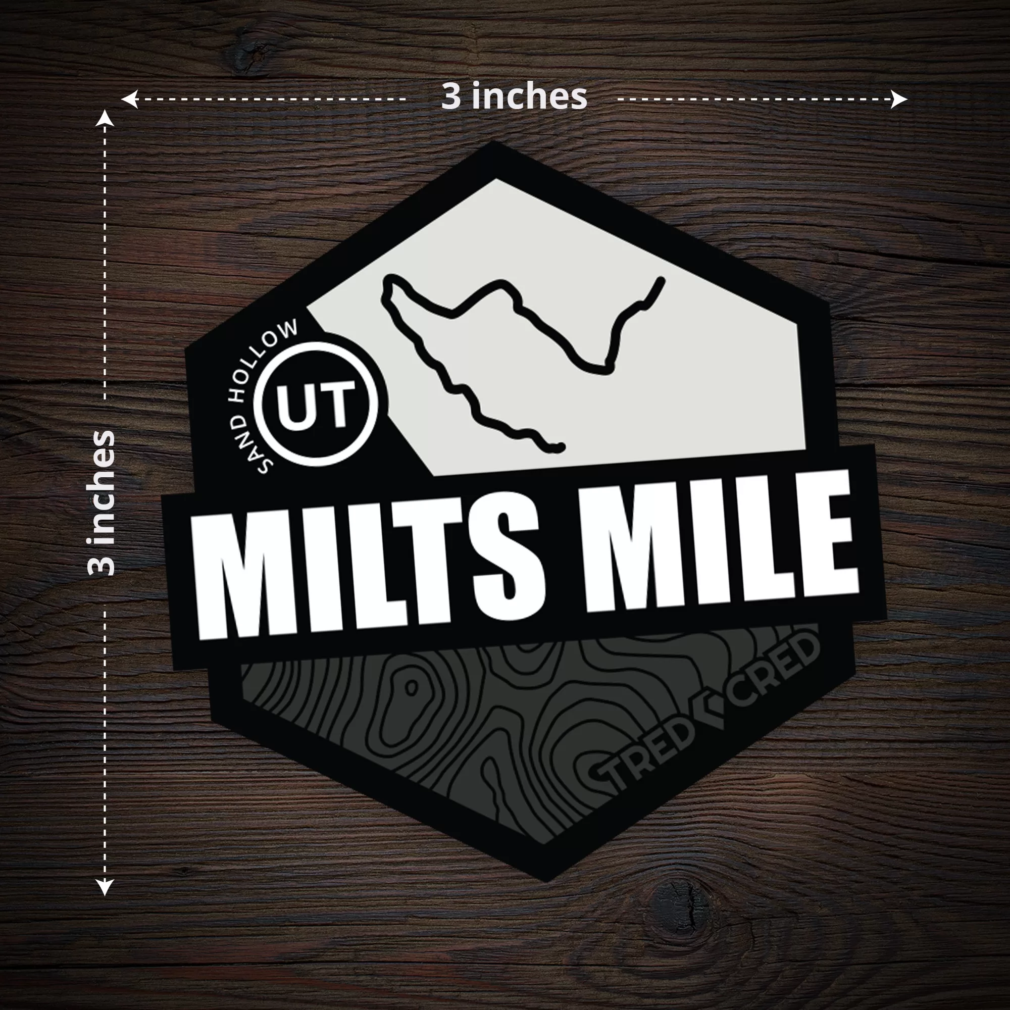 Sticker: Milts Mile Trail - Image 7