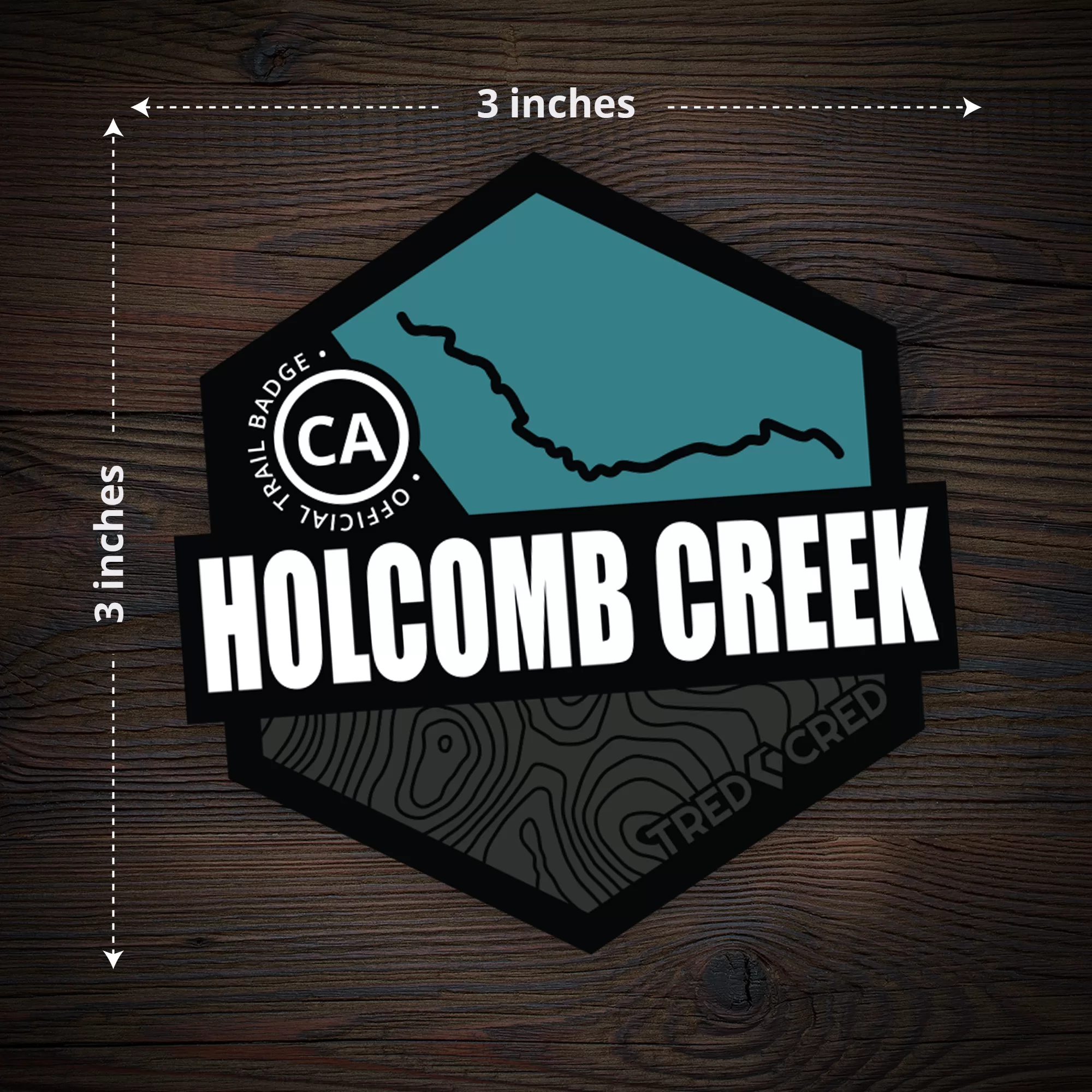Sticker: Holcomb Creek Trail - Image 8