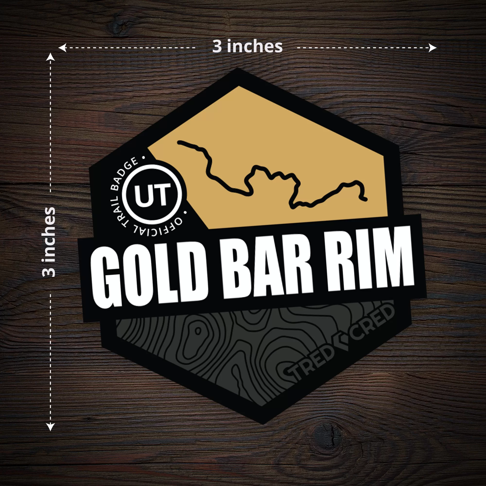 Sticker: Gold Bar Rim Trail - Image 7