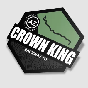 Sticker: Backway to Crown King Trail