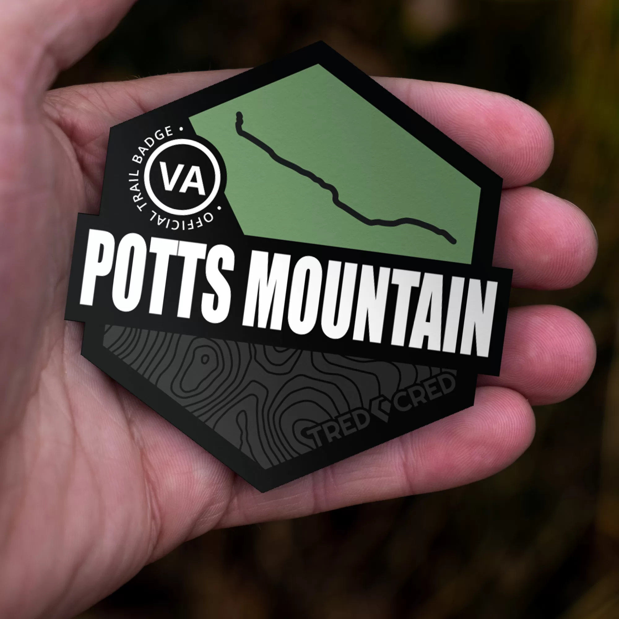 Sticker: Potts Mountain Trail - Image 4