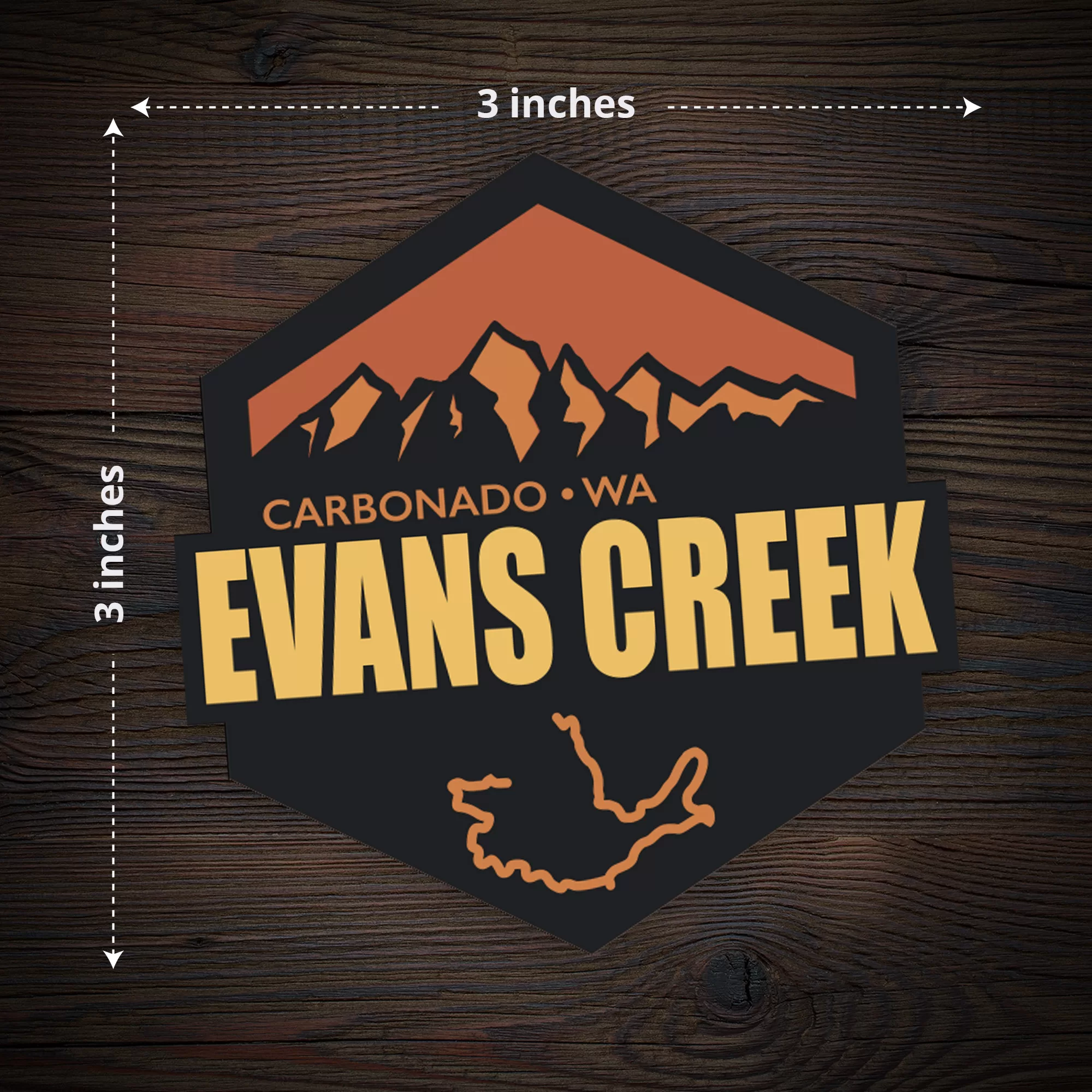 Sticker: Evans Creek Trail - Image 3