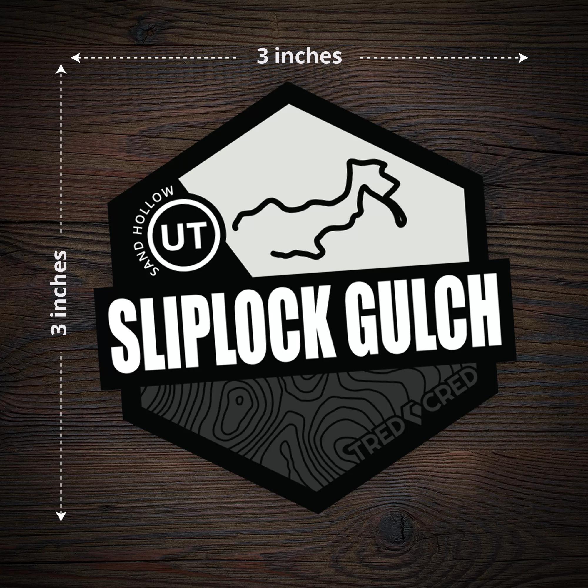 Sticker: SlipLock Gulch Trail - Image 3