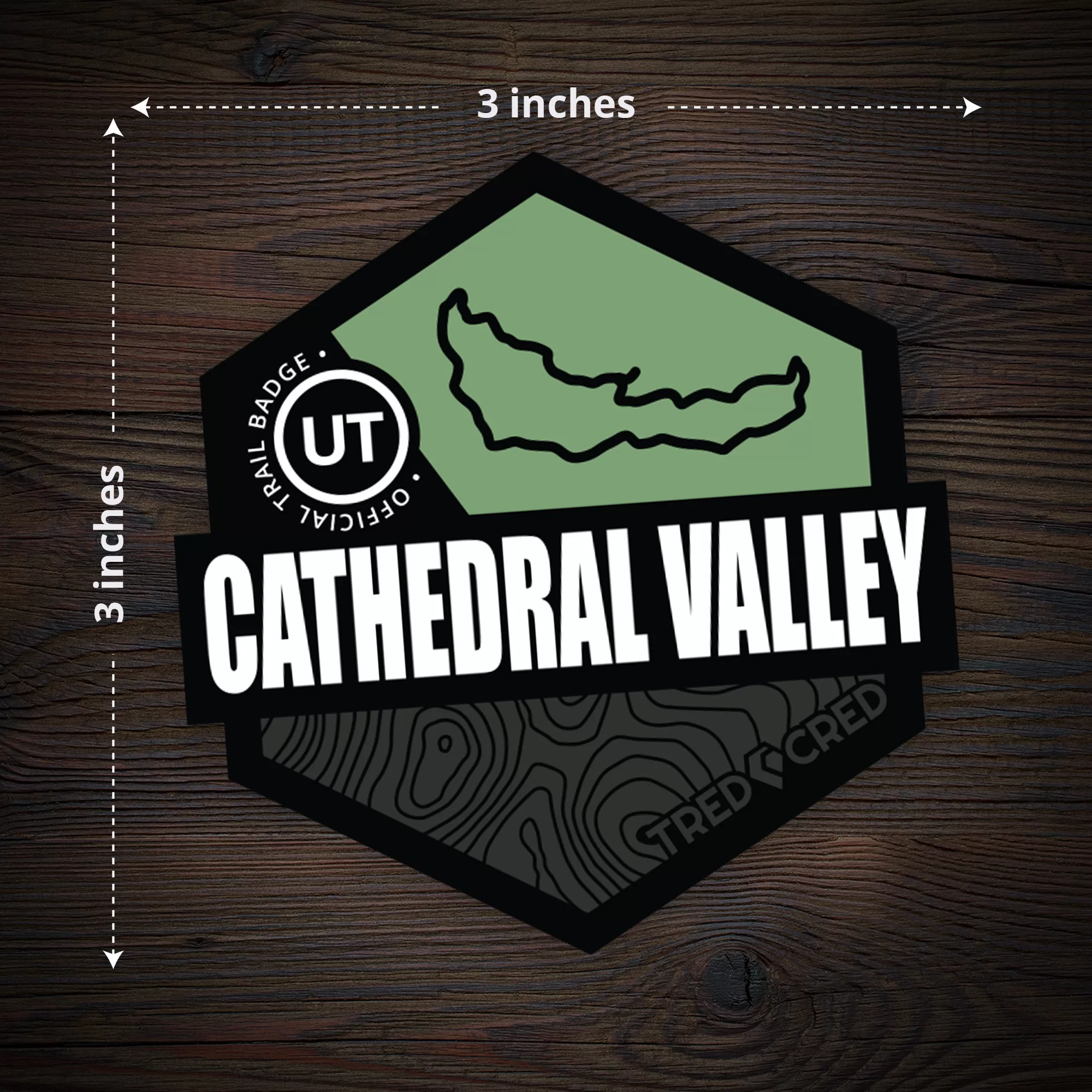 Sticker: Cathedral Valley Trail - Image 2