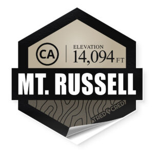 Sticker: Mount Russell
