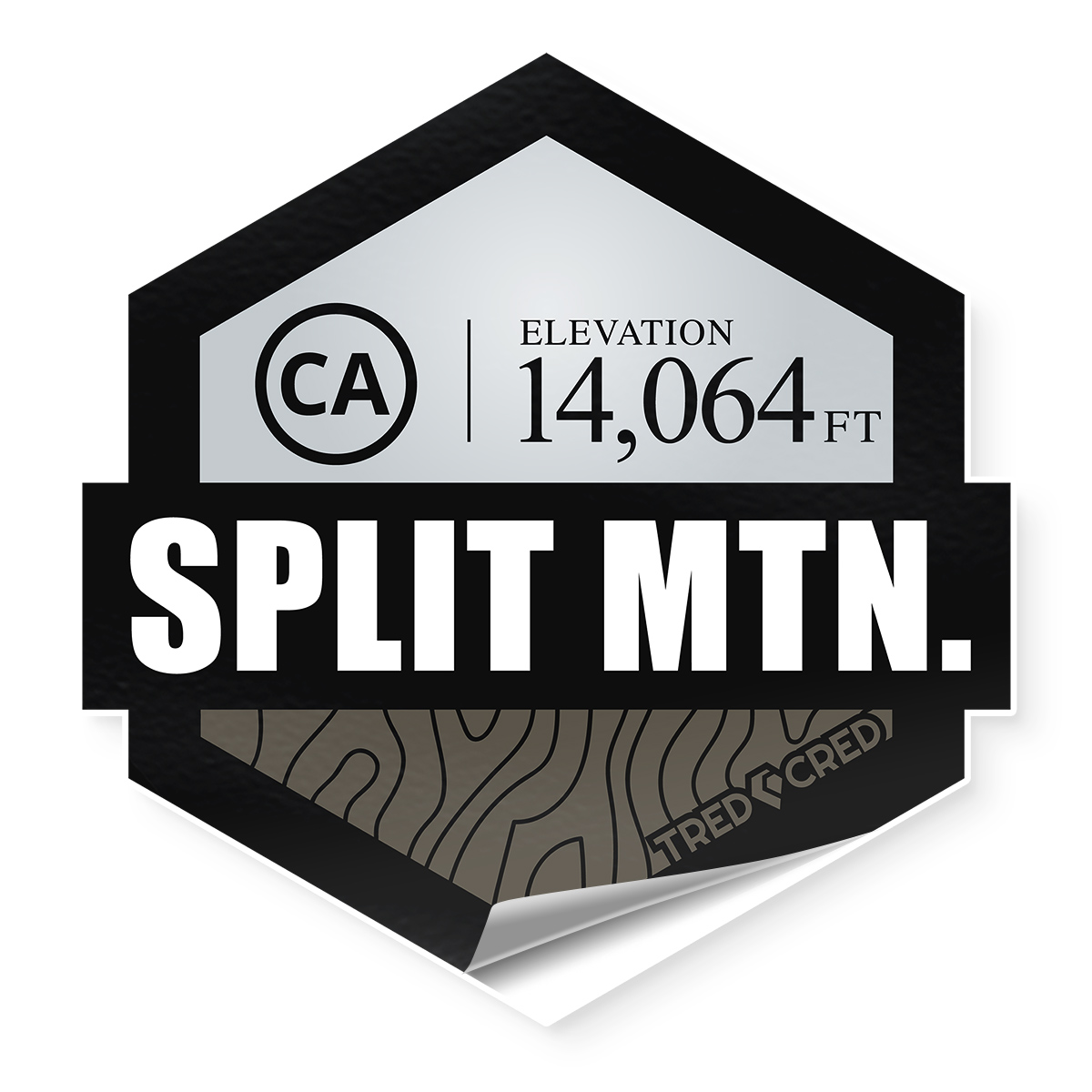 Sticker: Split Mountain