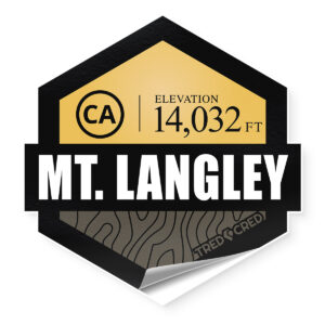 Sticker: Mount Langley