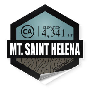 Sticker: Mount Saint Helena