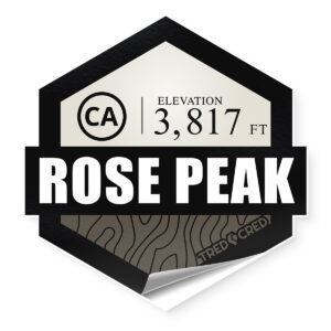 Sticker: Rose Peak