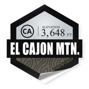 Sticker: El Cajon Mountain