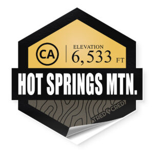 Sticker: Hot Springs Mountain