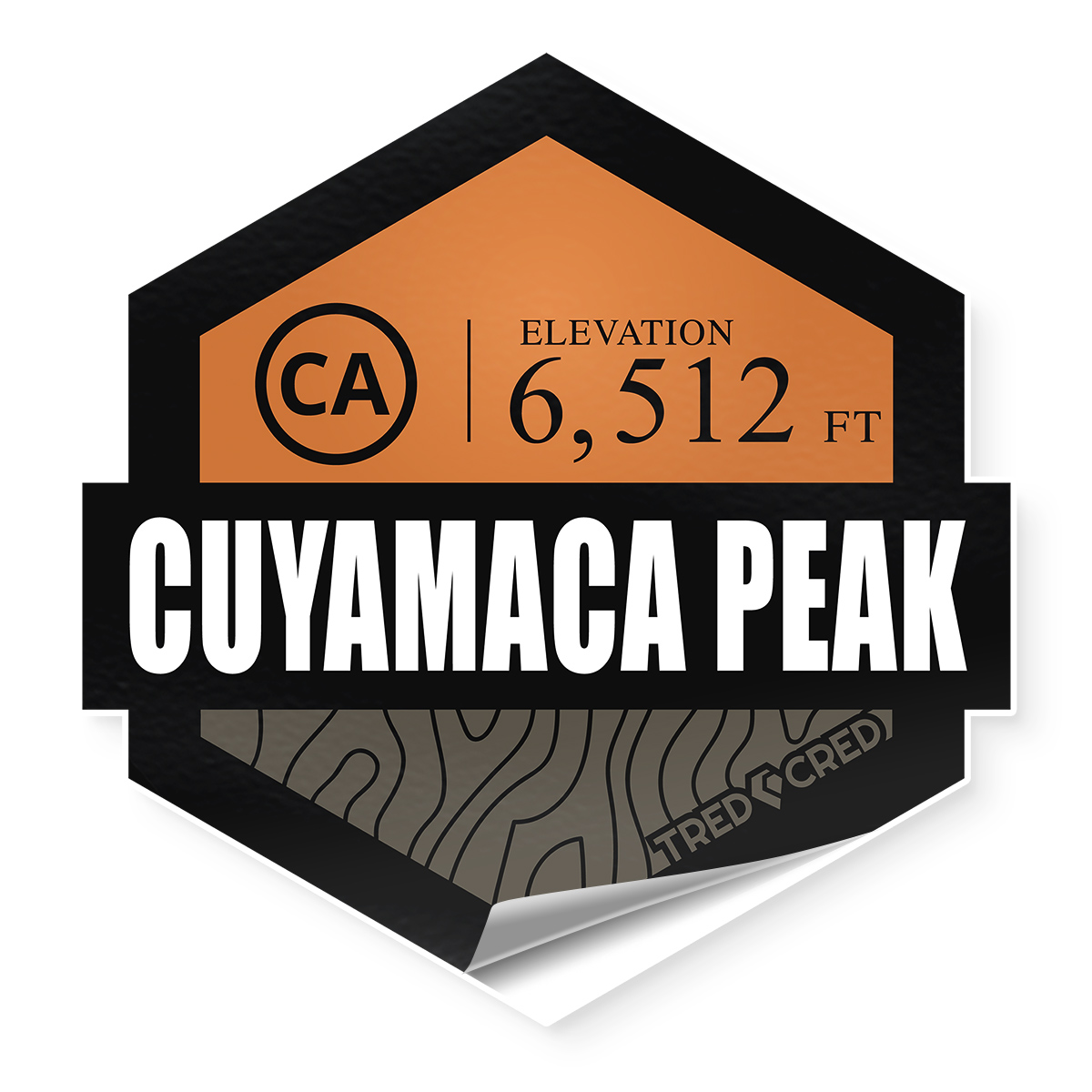 Sticker: Cuyamaca Peak