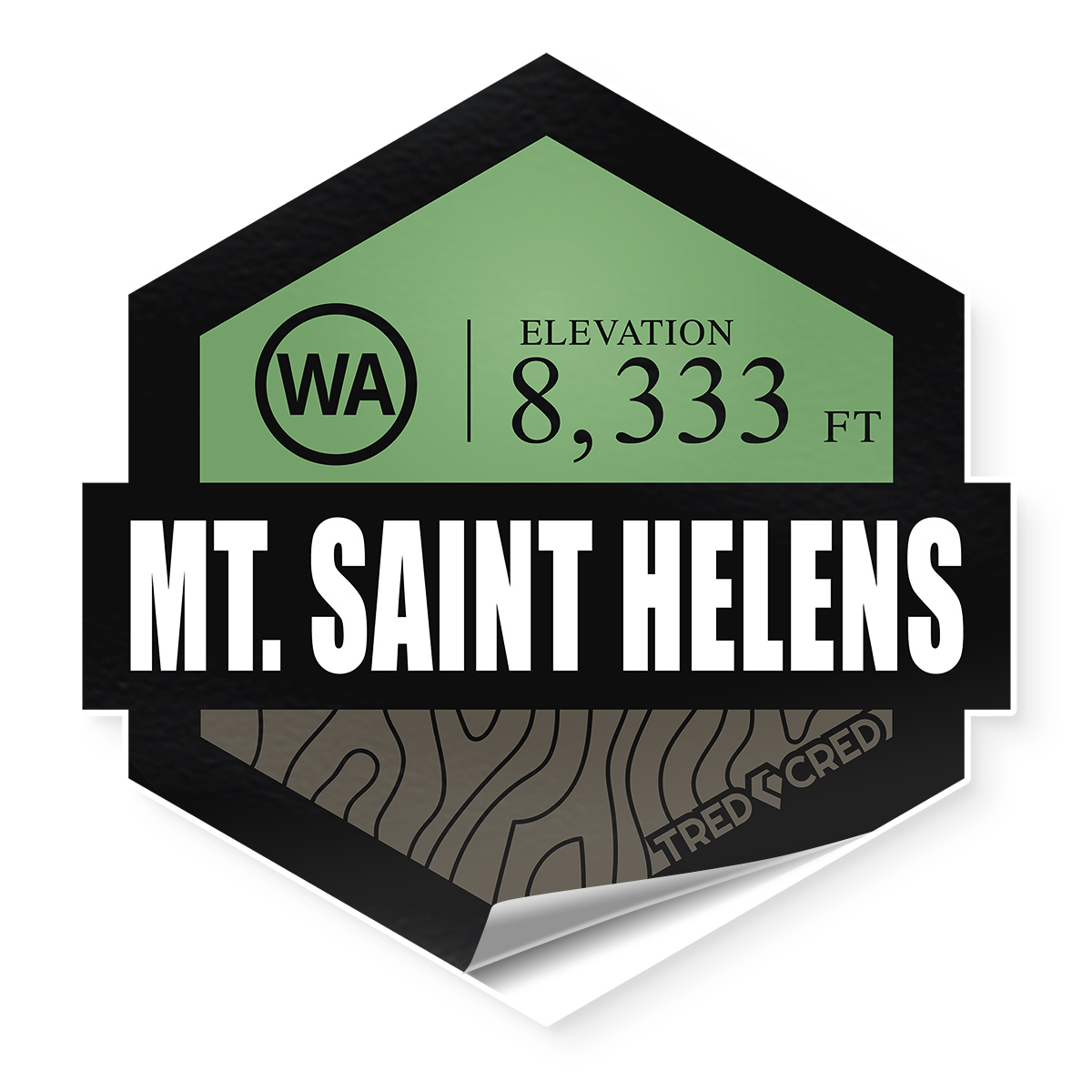 Sticker: Mount Saint Helens
