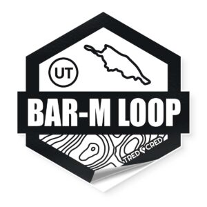 Sticker: Bar M Loop Mtb. Bike Trail