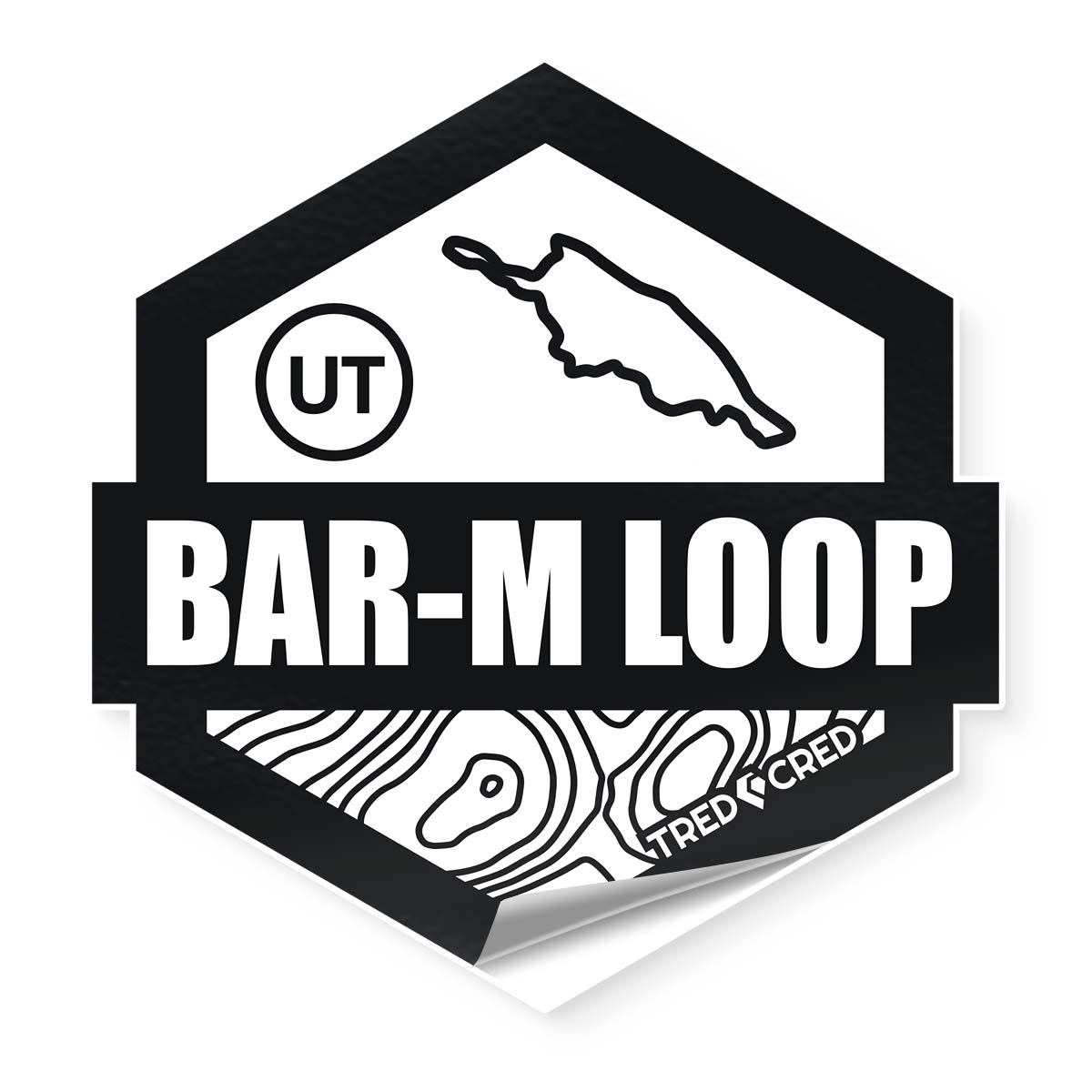 Sticker: Bar M Loop Mtb. Bike Trail