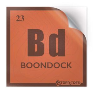 Sticker: Boondock Periodic Table