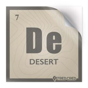 Sticker: Desert Periodic Table