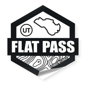 Sticker: Flat Pass Mtb. Bike Trail