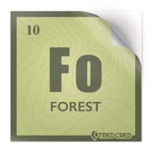 Sticker: Forest Periodic Table