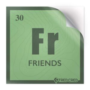Sticker: Friends Periodic Table