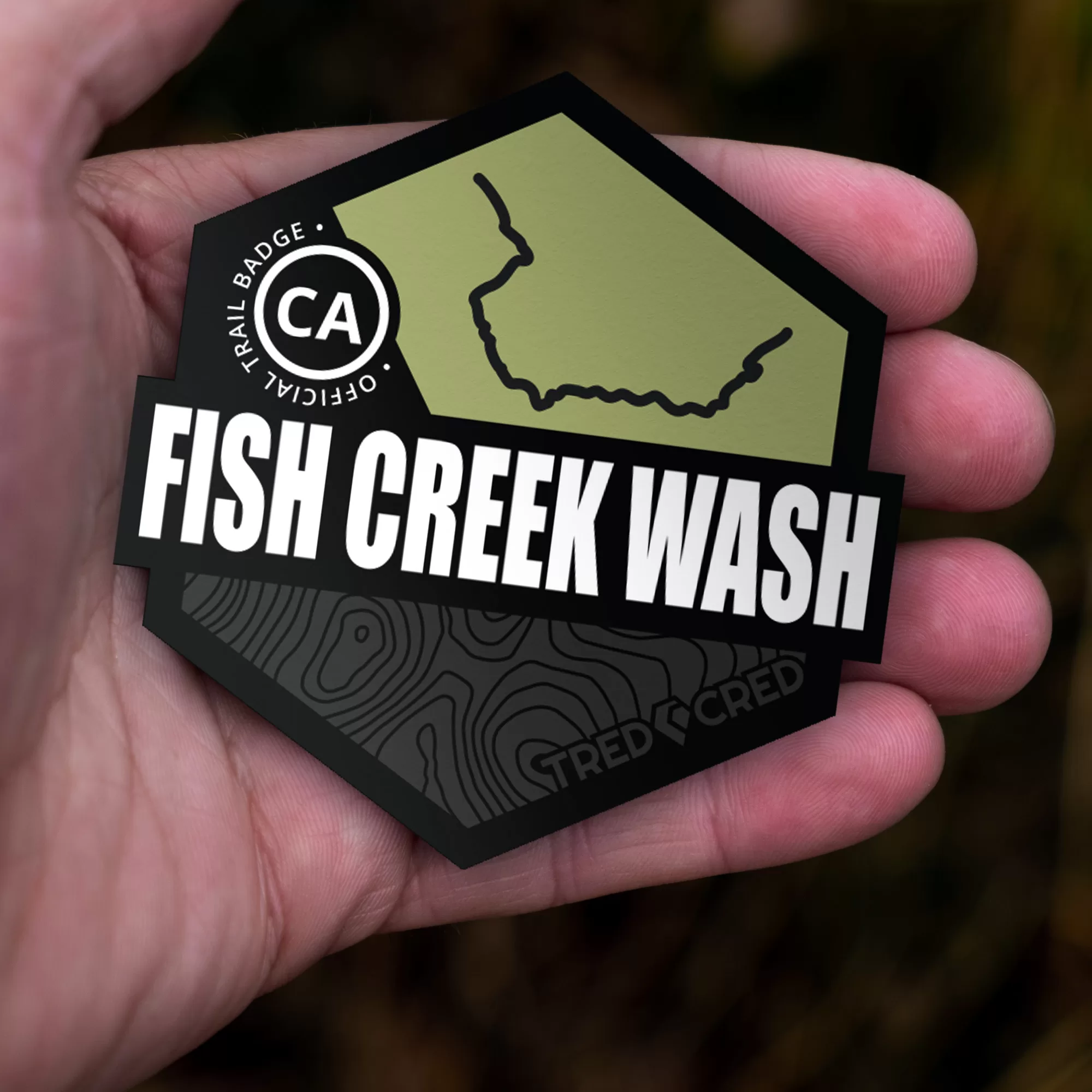 Sticker: Fish Creek Wash Trail - Image 5