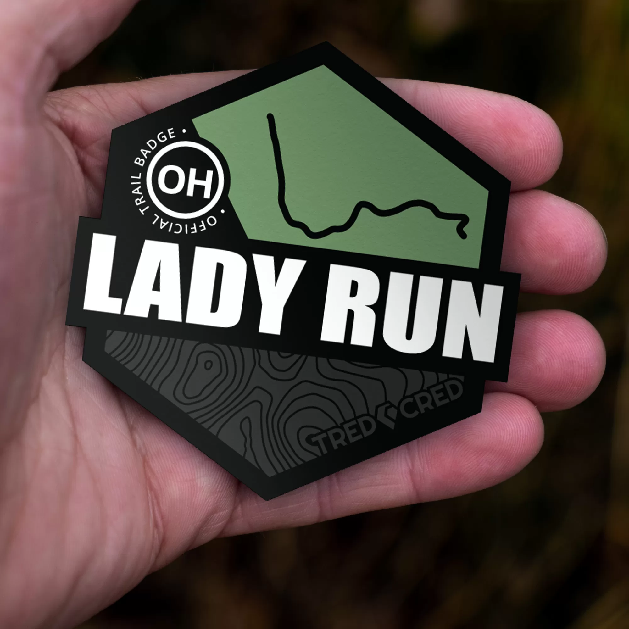 Sticker: Lady Run Trail - Image 5
