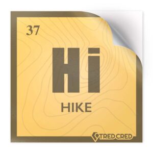 Sticker: Hike Periodic Table