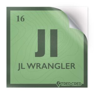 Sticker: JL Wrangler Periodic Table