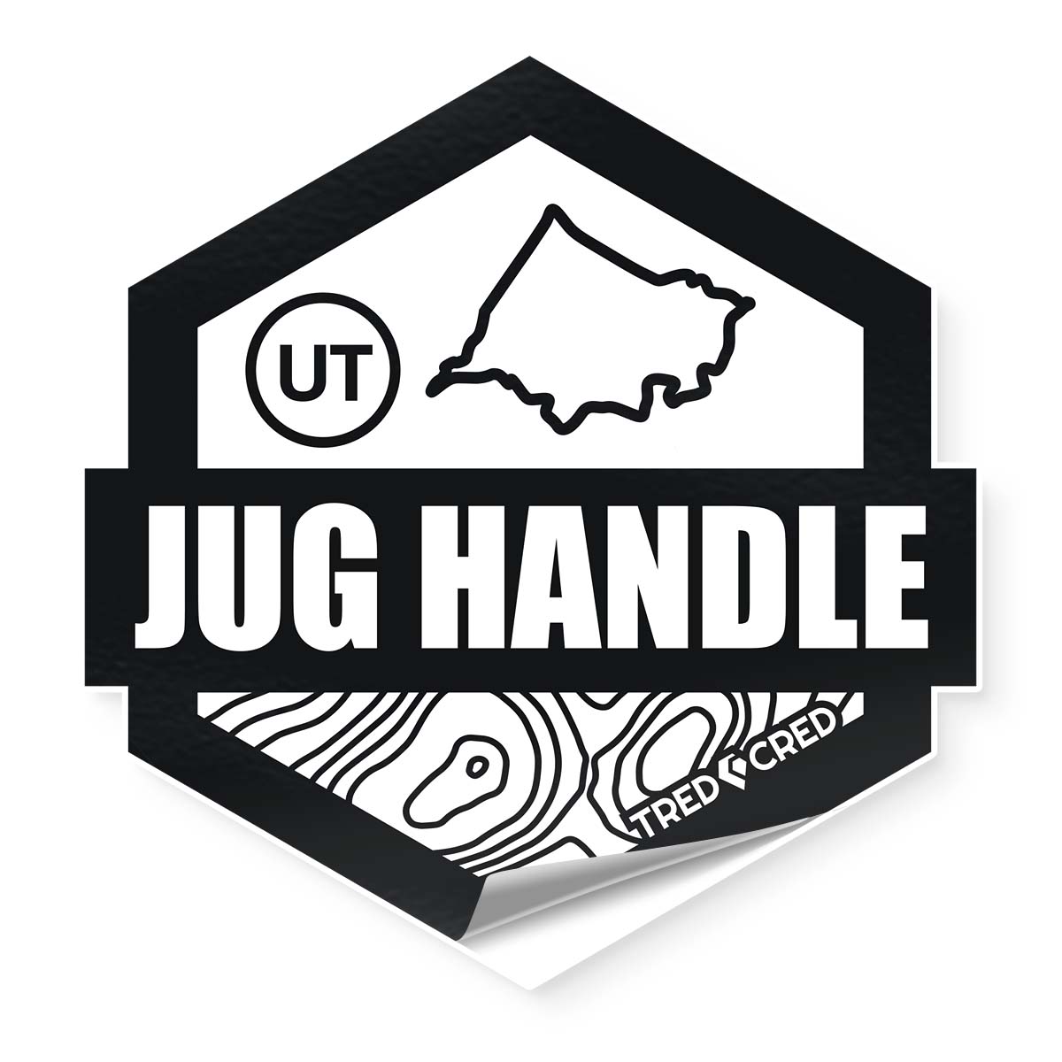 Sticker: Jug Handle Mtb. Bike Trail