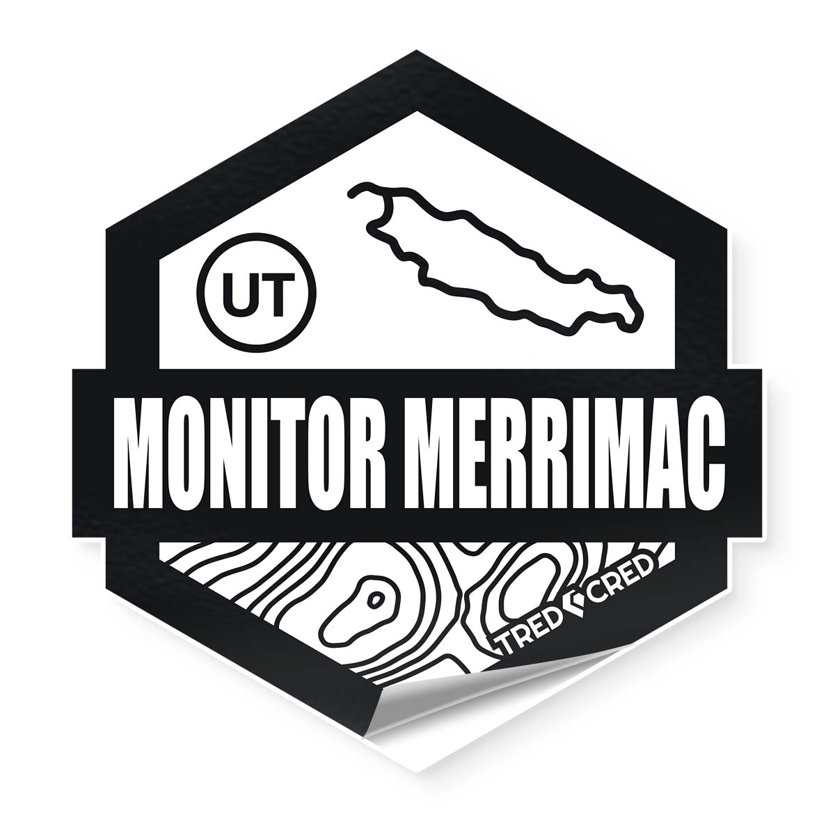 Sticker: Monitor Merrimac Mtb. Bike Trail