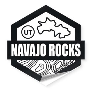 Sticker: Navajo Rocks Mtb. Bike Trail