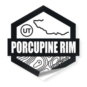 Sticker: Porcupine Rim Mtb. Bike Trail