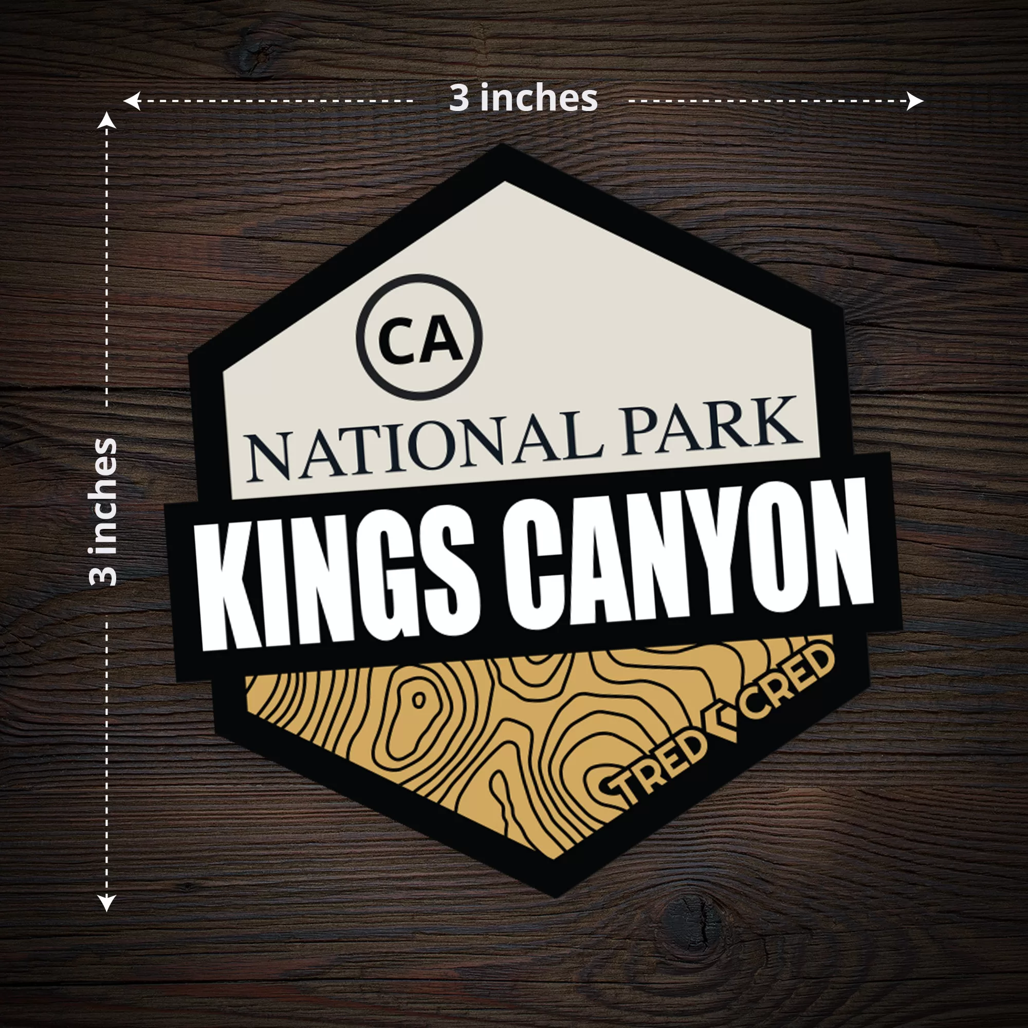 Sticker: Kings Canyon National Park - Image 3