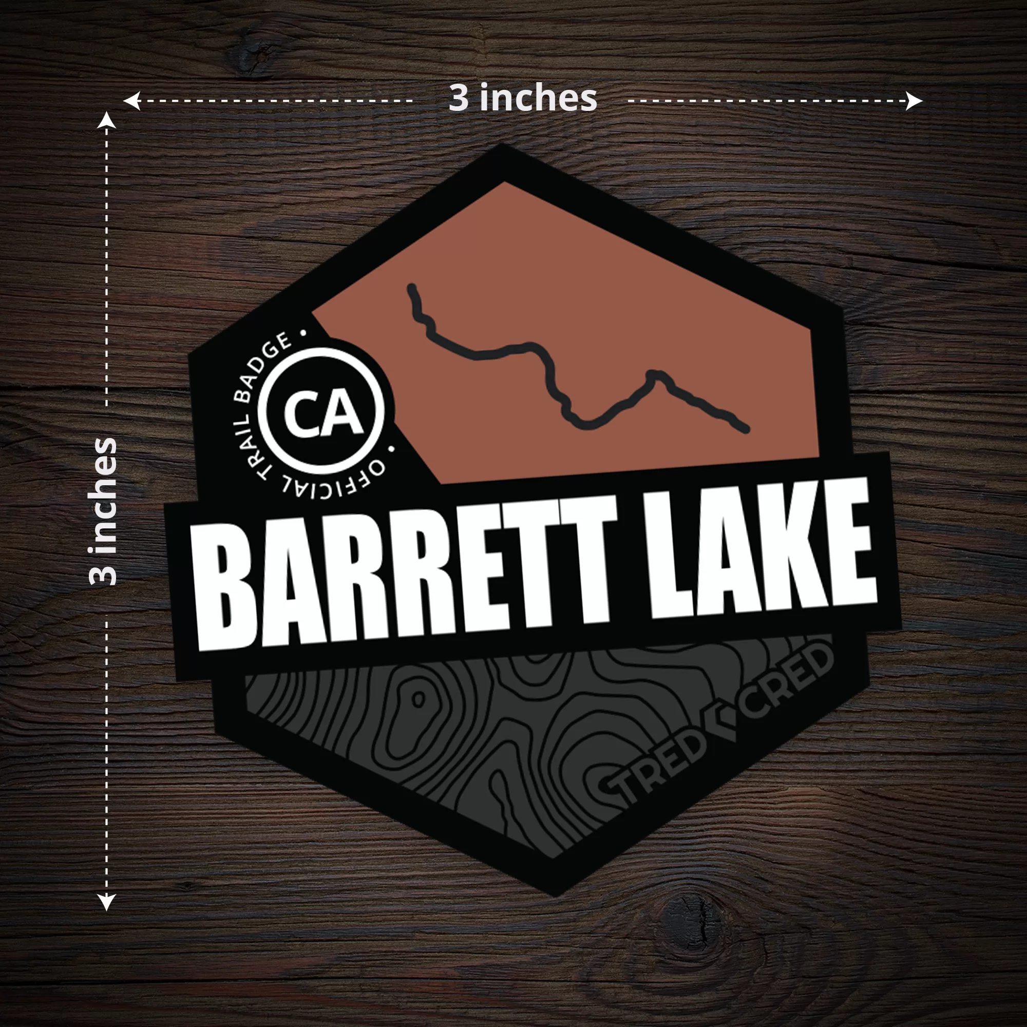 Sticker: Barrett Lake Trail - Image 4