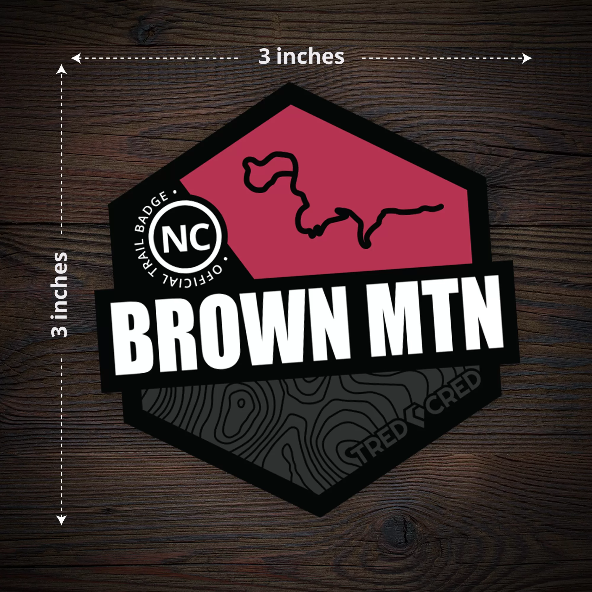 Sticker: Brown Mountain Trail - Image 4