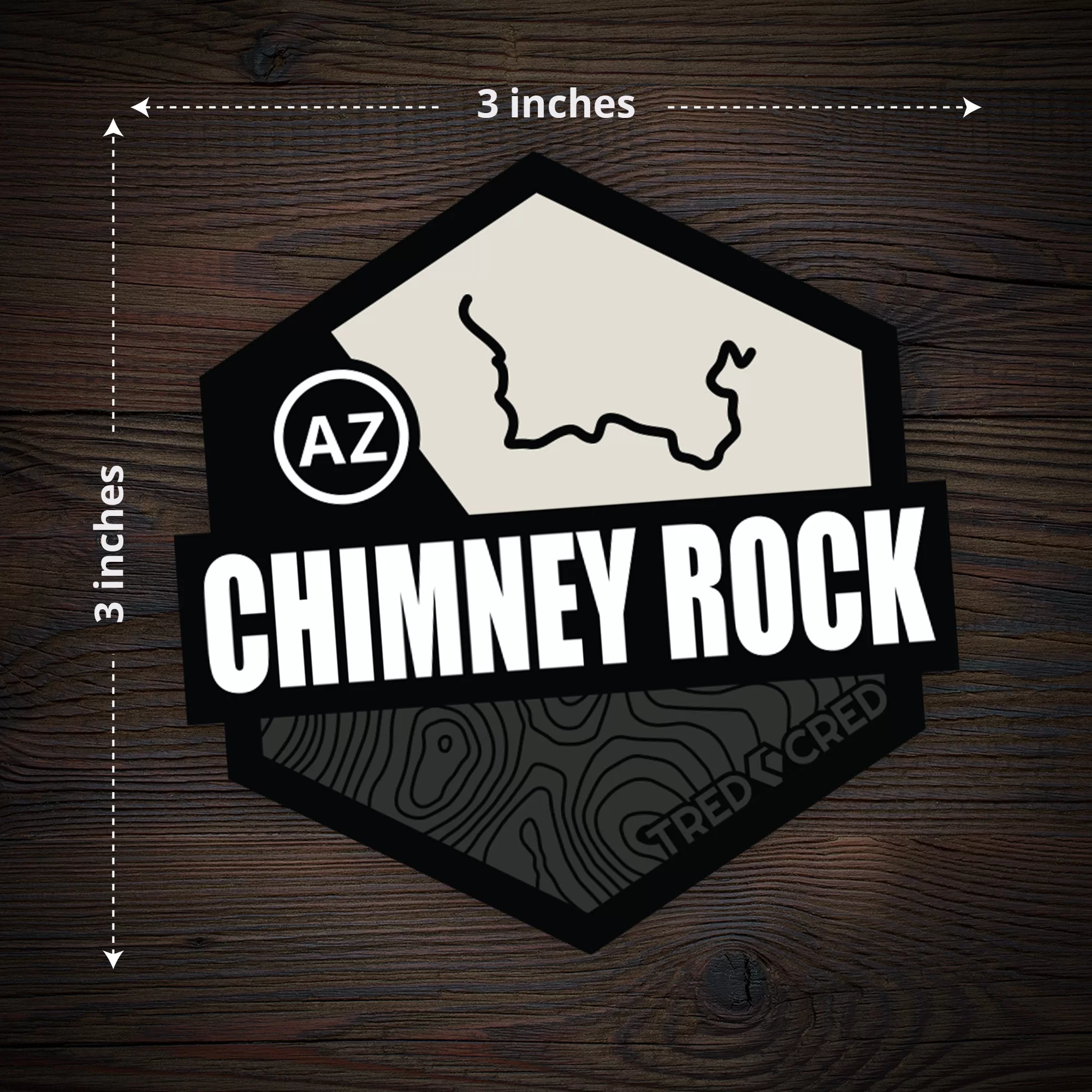 Sticker: Chimney Rock Trail - Image 2