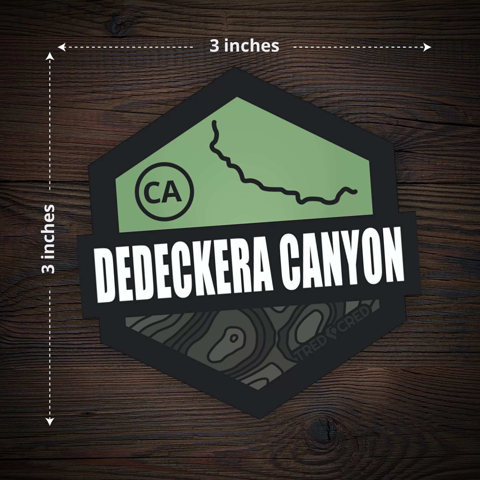 Sticker: Dedeckera Canyon Trail - Image 4