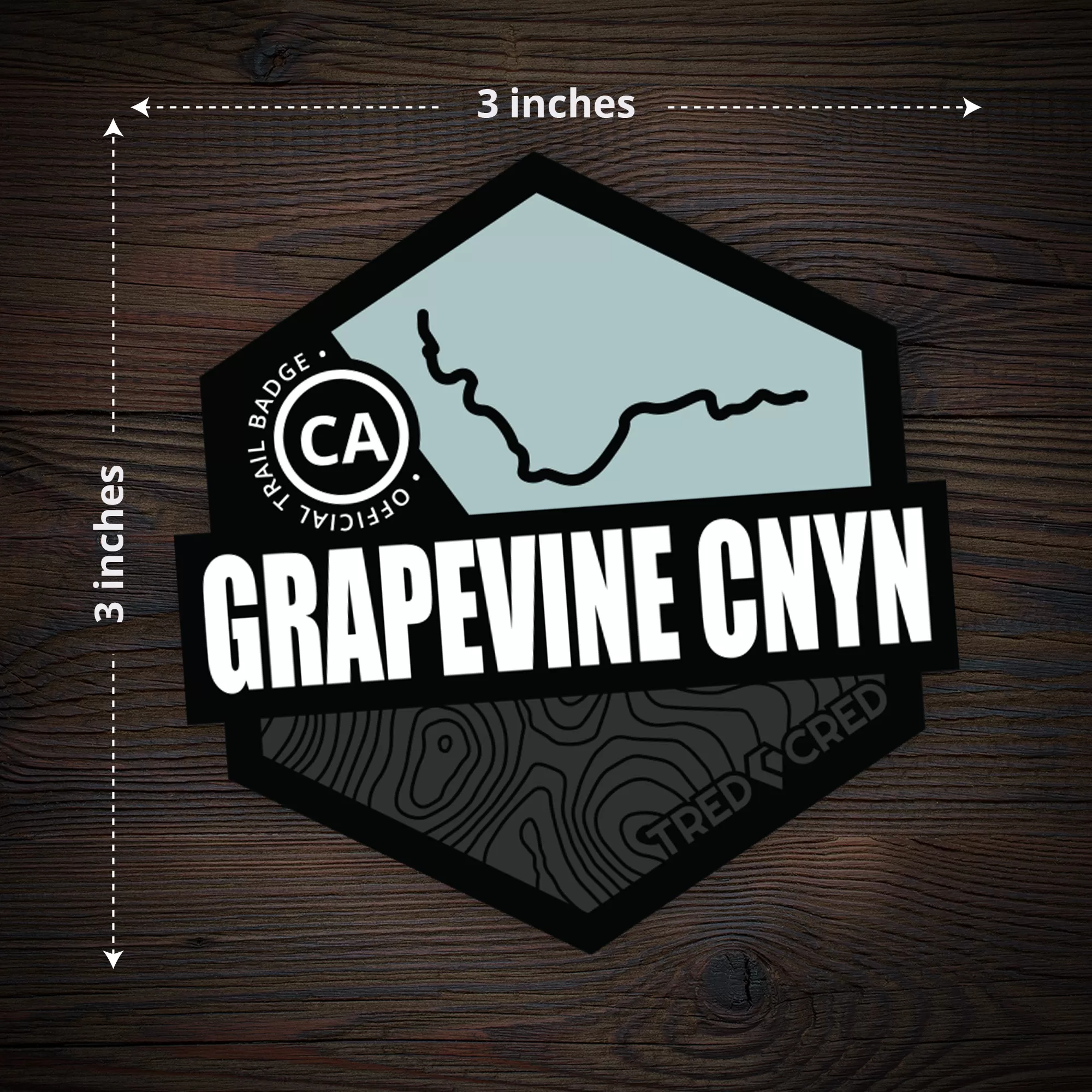 Sticker: Grapevine Canyon Trail - Image 4