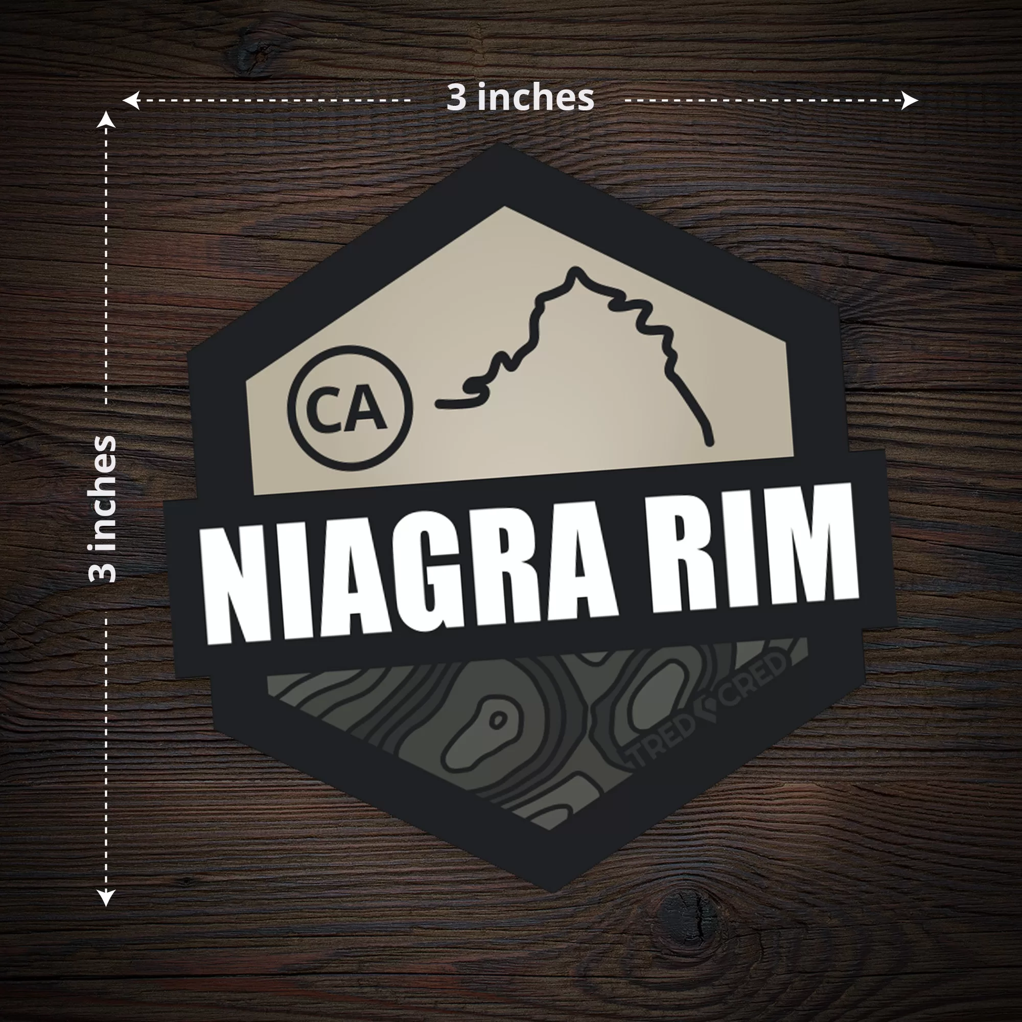 Sticker: Niagra Rim Trail - Image 4