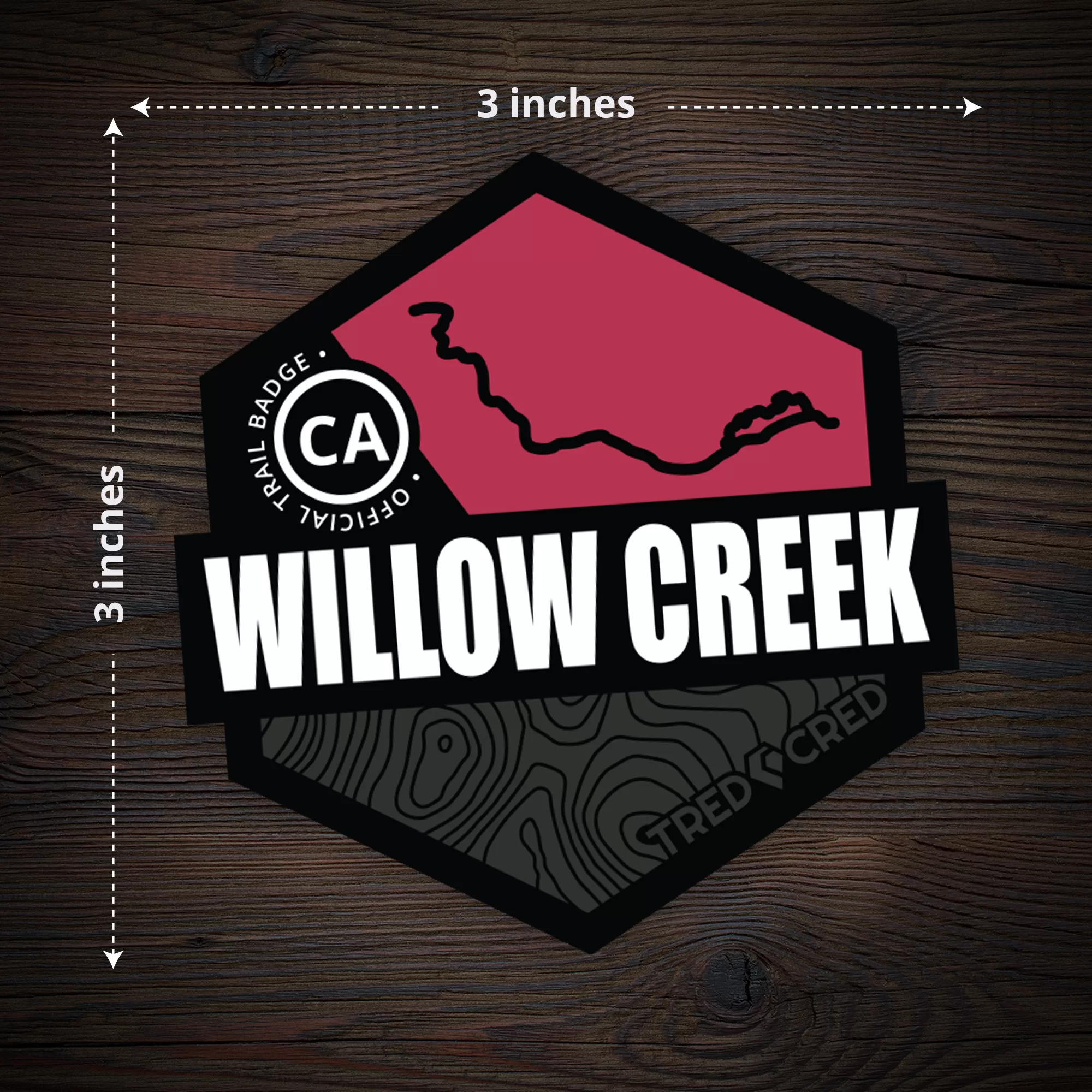 Sticker: Willow Creek Trail - Image 4