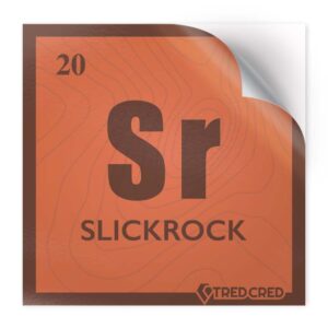 Sticker: Slickrock Periodic Table