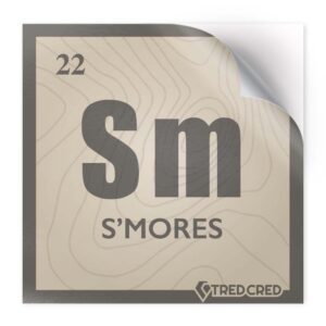 Sticker: S'mores Periodic Table