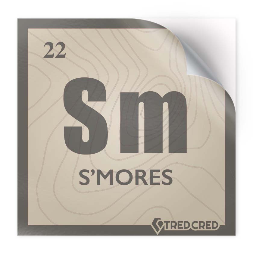 Sticker: S'mores Periodic Table