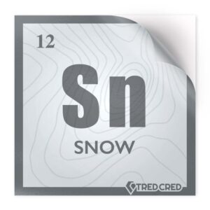 Sticker: Snow Periodic Table