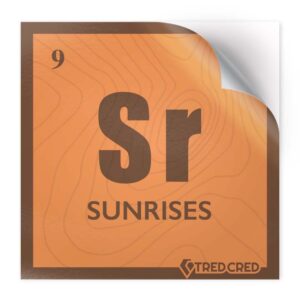 Sticker: Sunrises Periodic Table