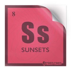 Sticker: Sunsets Periodic Table
